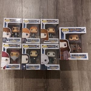 Funko pop Harry Potter Series Set of 7, good-great condition.